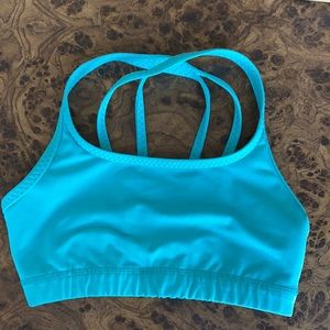 Patagonia teal sports bra